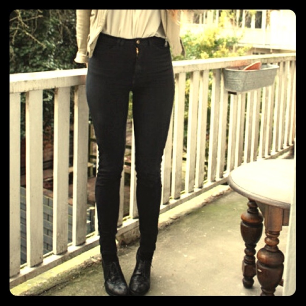 American Apparel high waist jean